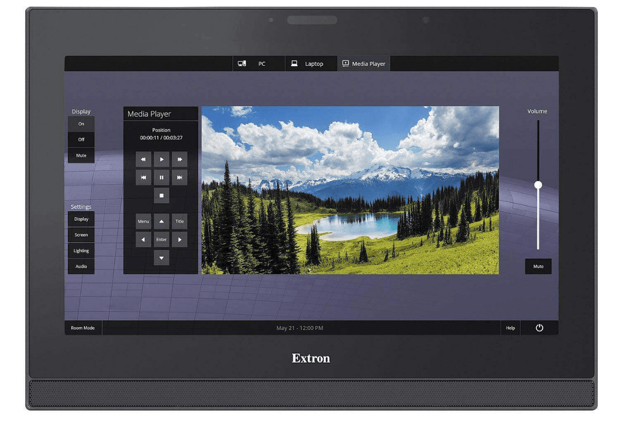 Extron TLP Pro 1725MG 17" Black Wall Mount TouchLink Pro Touchpanel - Creation Networks