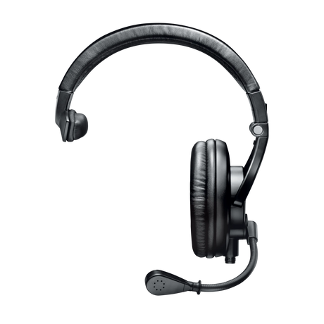 Shure BRH441M-LC Single-Sided Broadcast Headset, less cable Microphones Shure
