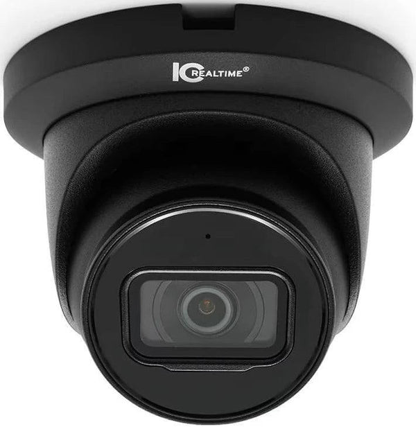IC Realtime IPEL-E80F-IRB3 Indoor/Outdoor Eyeball Dome Camera, Black