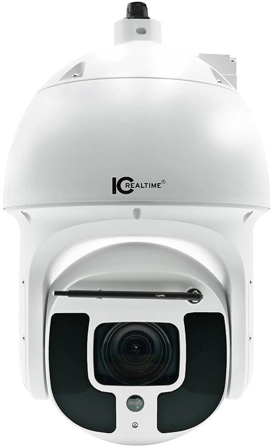 IC Realtime IPEL-P8040X-IRW2-AI Elite Series White 8MP PTZ Camera