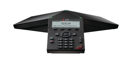 Poly Trio 8300 IP Conference Phone and PoE-enabled No Radio Poly Voice Poly