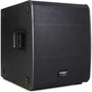QSC Dual LA112 2,400W 12-inch Active Line Array Speakers and LS118 4000W 18 inch Powered Subwoofer Pole Mount System