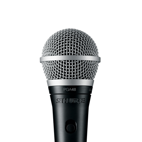 Shure PGA48-QTR Cardioid dynamic vocal microphone - XLR-QTR cable Microphones Shure