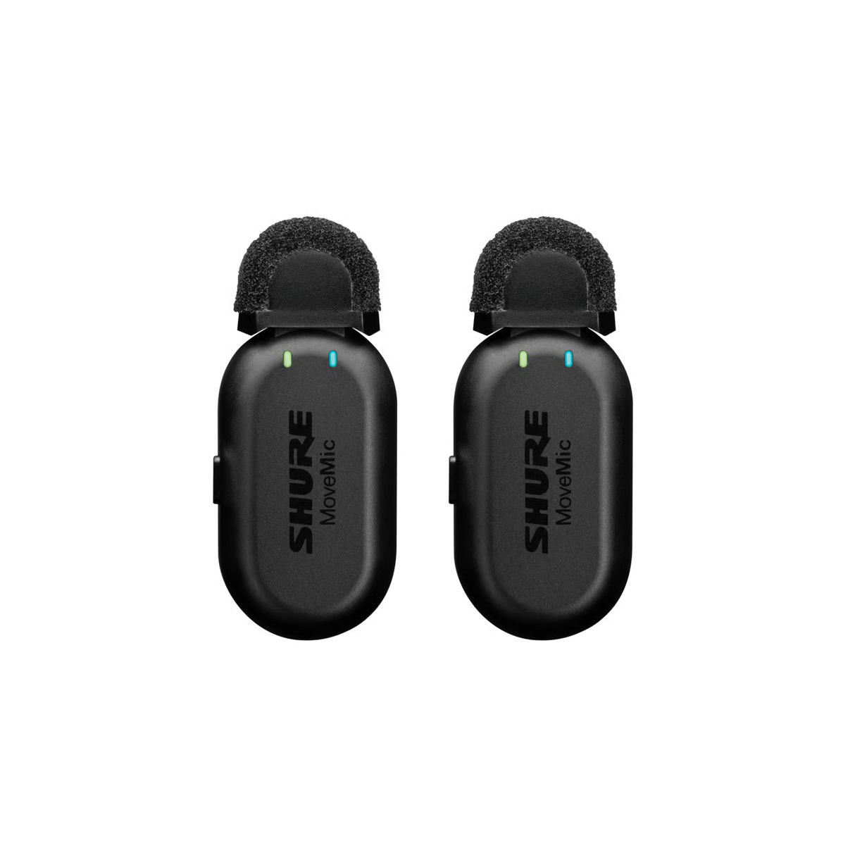 Shure MV-TWO-KIT-Z7 MoveMic Two Receiver Kit Two-Channel Wireless Lavalier Microphone System With Receiver for Mobile Devices and Cameras
