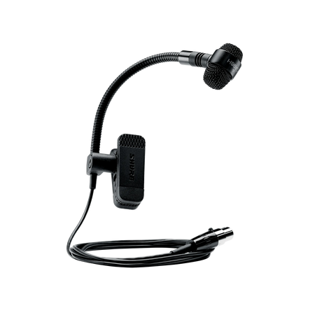 Shure PGA98H-XLR Cardioid condenser gooseneck instrument microphone - XLR-XLR cable Microphnes Shure