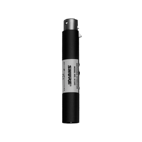 Shure A15AS Switchable Attenuator (15, 20, 25 dB), Passes Phantom Power Microphones Shure