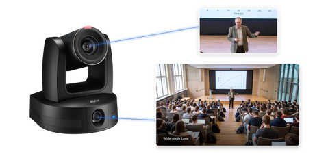 AVer TR322 – Dual Lens Auto Tracking PTZ Camera PTZ Camera AVer