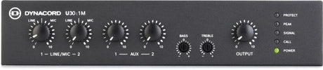 Dynacord U30:1M-US – 30W Single-Channel Mixer Amplifier Mixer Amplifiers Dynacord