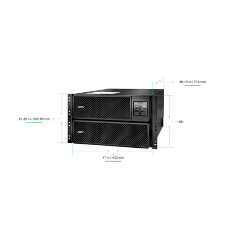 APC Smart-UPS SRT10KRMXLT 10kVA RM 208V Uninterruptible Power Supply APC