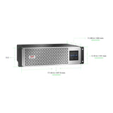 APC Smart-UPS SMTL1500RM3UC Lithium-Ion 1500VA RM 3U 120V with SmartConnect Uninterruptible Power Supply APC
