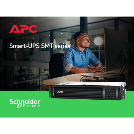 APC Smart-UPS SMT750RM2UC 750VA LCD RM 2U 120V with SmartConnect Uninterruptible Power Supply APC