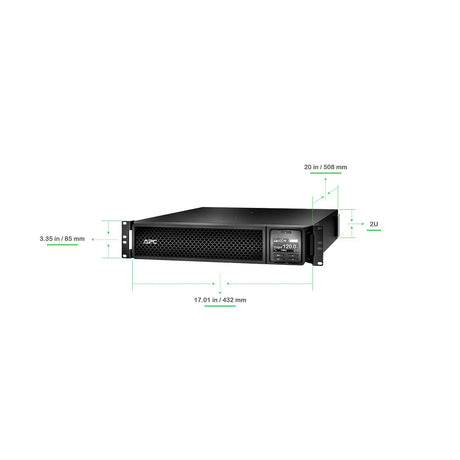 APC Smart-UPS SRT1500RMXLA 1500VA Sinewave RM 2U 120V Uninterruptible Power Supply APC