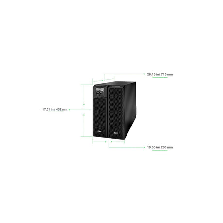 APC Smart-UPS On-Line SRT8KXLT 8000VA Tower 208V UPS / Battery Backup APC