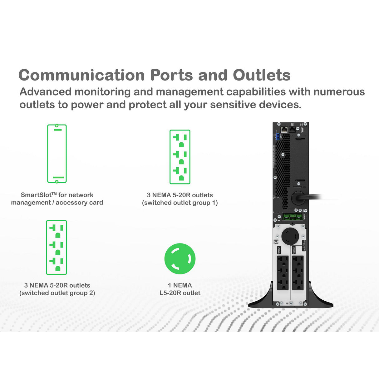 APC Smart-UPS SRT2200XLA 2200VA Sinewave Tower 120V Uninterruptible Power Supply APC