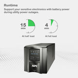 APC Smart-UPS SMT750C 750VA LCD 120V with SmartConnect Uninterruptible Power Supply APC