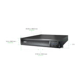 APC Smart-UPS X SMX1500RM2UCNC 1500VA Rack/Tower LCD 120V with Network Card Uninterruptible Power Supply APC