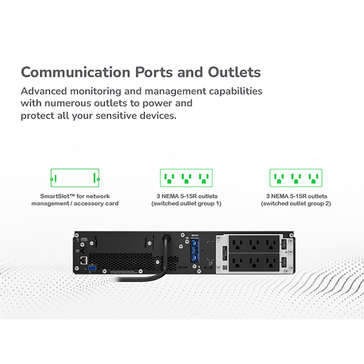 APC Smart-UPS SRT1500RMXLA 1500VA Sinewave RM 2U 120V Uninterruptible Power Supply APC