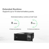 APC Smart-UPS On-Line SRT6KRMXLT-5KTF 6000VA Rackmount 208V to 120V Step-Down Transformer Uninterruptible Power Supply APC