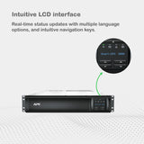 APC Smart-UPS SMT3000RM2UC 3000VA LCD RM 2U 120V with SmartConnect Uninterruptible Power Supply APC