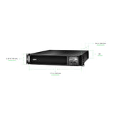 APC Smart-UPS SRT2200RMXLA 2200VA Sinewave RM 2U 120V Uninterruptible Power Supply APC