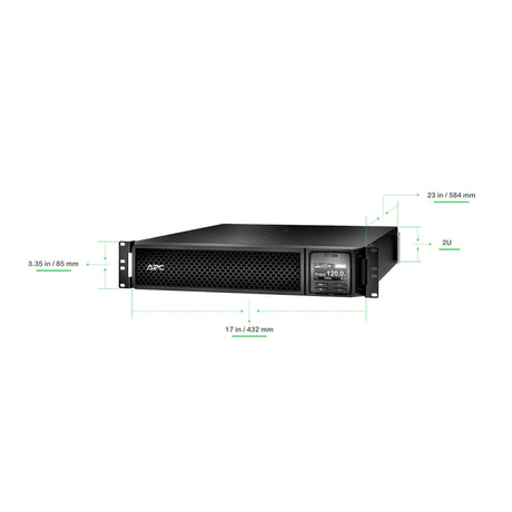 APC Smart-UPS SRT2200RMXLA 2200VA Sinewave RM 2U 120V Uninterruptible Power Supply APC