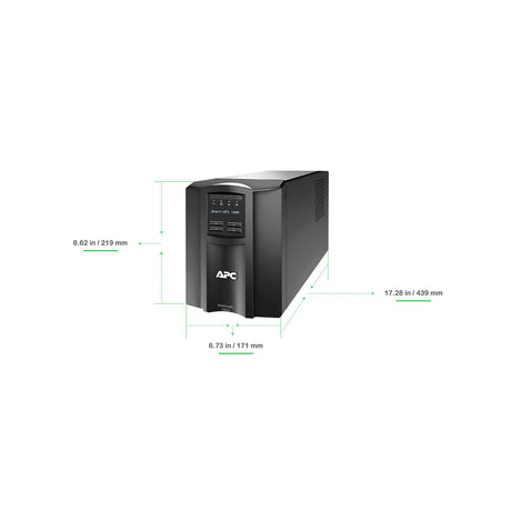 APC Smart-UPS SMT1000C 1000VA LCD 120V with SmartConnect Uninterruptible Power Supply APC