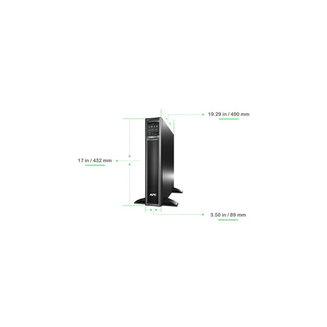 APC Smart-UPS X SMX750C 750VA Rack/Tower LCD 120V with SmartConnect Uninterruptible Power Supply APC
