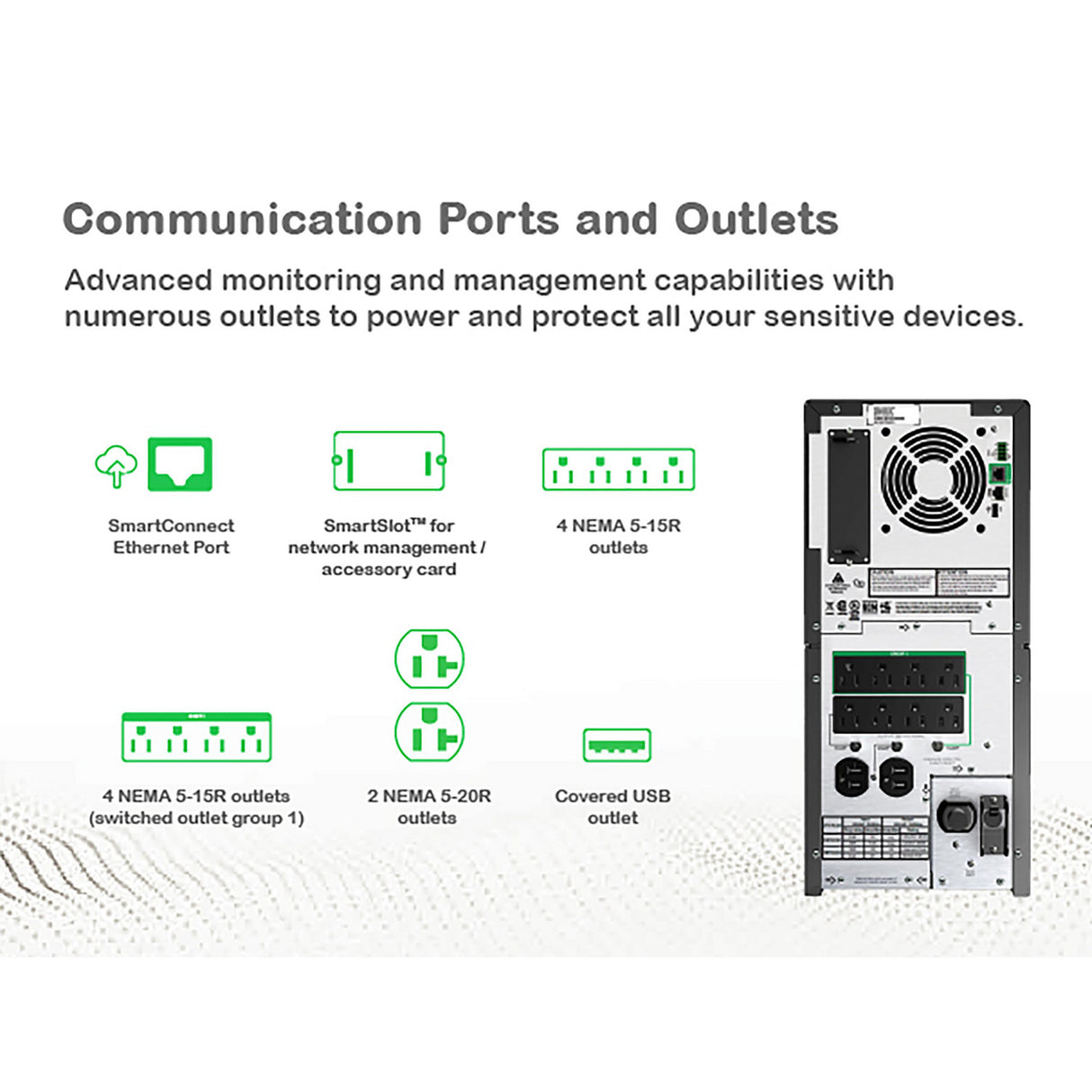 APC Smart-UPS SMT3000C 3000VA LCD 120V with SmartConnect Uninterruptible Power Supply APC