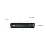 APC Smart-UPS SMT2200RM2UC 2200VA LCD RM 2U 120V with SmartConnect Uninterruptible Power Supply APC