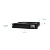APC Smart-UPS SRT3000RMXLA 3000VA Sinewave RM 2U 120V Uninterruptible Power Supply APC