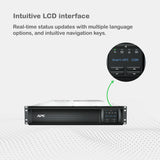 APC Smart-UPS SMT2200RM2UNC 2200VA LCD RM 2U 120V with Network Card Uninterruptible Power Supply APC