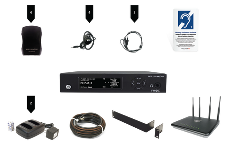 Williams AV FM 557 PRO WAP – Dual FM & Wi-Fi Assistive Listening System FM Assistive Listening Williams AV