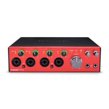 Focusrite Clarett+ 4Pre 8-Channel 18-In/8-Out Audio Interface with Software Suite for PC and Mac - Creation Networks