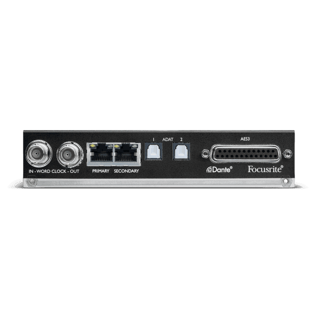 Focusrite ISA ADN8 Eight-channel A-D card for ISA 428 MkII and ISA 828 MkII, including Dante connectivity - Creation Networks