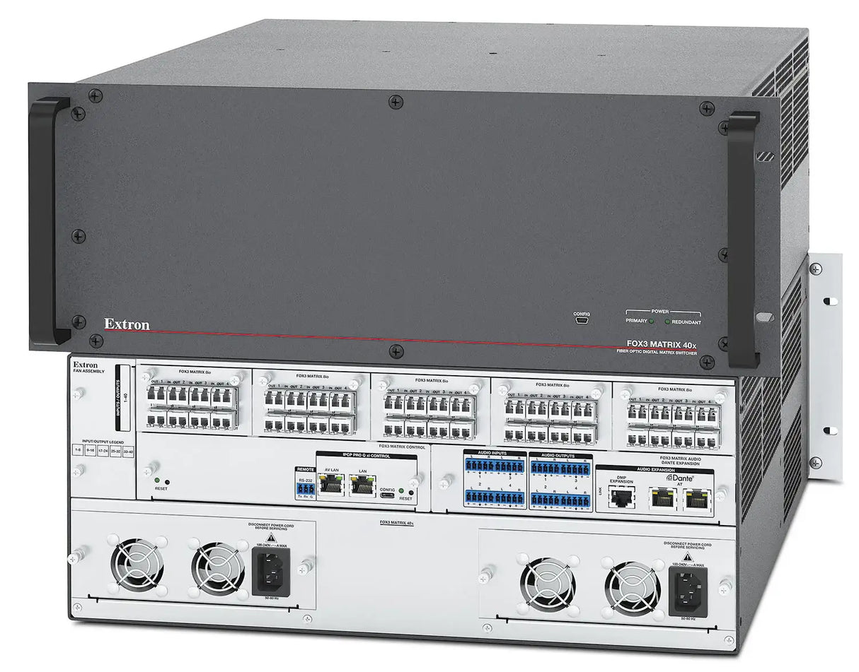 Extron 60-1600-21 FOX3 SR 201 MM Fiber Optic Scaling Receiver for HDMI, Audio, and Control