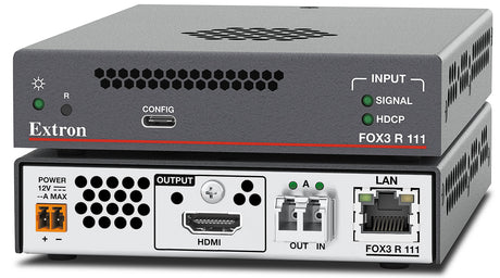 Extron FOX3 R 111 MM – Fiber Optic Receiver for HDMI, Multimode Video Transmitters Extron
