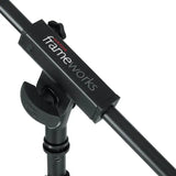 Gator GFW-MIC-2110 Tripod Microphone Stand with Boom and One-Handed Clutch