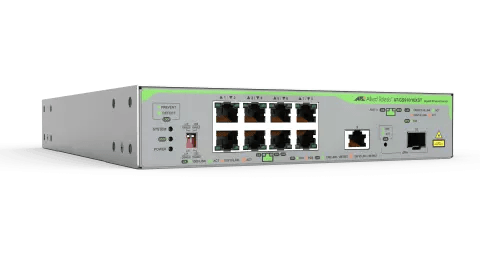 Allied Telesis AT-GS910/10XST-10 UNMANAGED SWITCH WITH 10G UPLINK 8X 10/100M/1G-T 1X