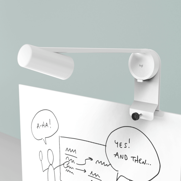Heckler H872-WT Whiteboard Mount for Logitech Scribe (White)