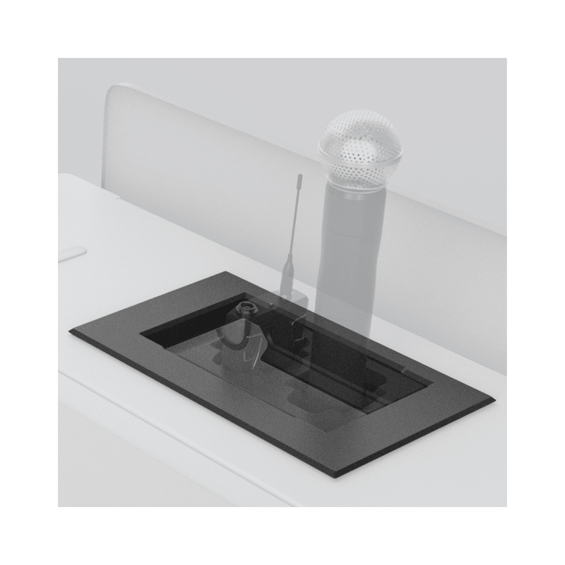 Heckler H916-BK Console Insert for Shure SBC 200