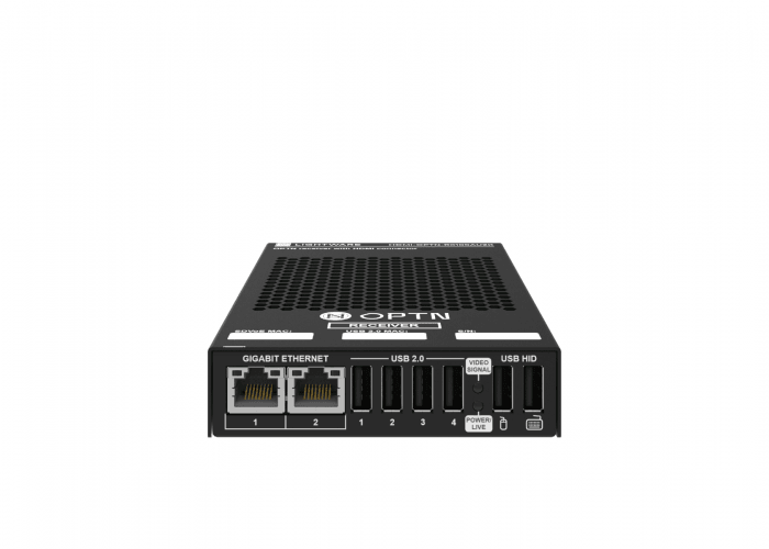 Lightware HDMI-OPTN-RX100AU2K SDVoE-based Point-to-multipoint HDMI 2.0 over Fiber Optical Link Receiver - 91536006