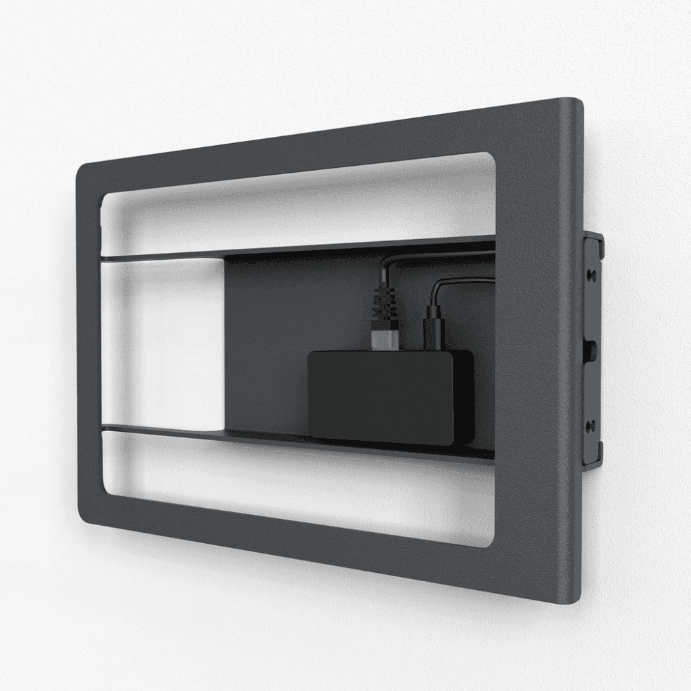 Heckler H633-BG Side Mount for iPad 10.2 with Redpark Gigabit + Power Over Ethernet - Creation Networks