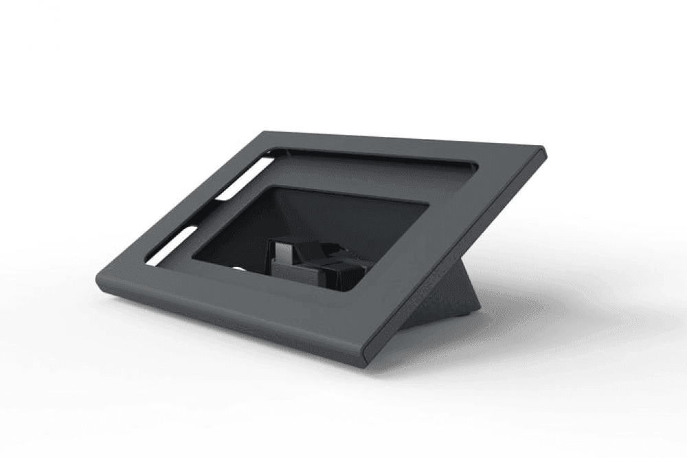Heckler H656-BG Zoom Room Console for iPad mini 6th Gen + Power & Data (Black Grey) - Creation Networks