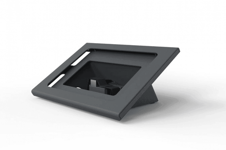 Heckler H656-BG Zoom Room Console for iPad mini 6th Gen + Power & Data (Black Grey) - Creation Networks