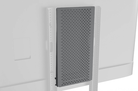 Heckler H708-BG Device Panel XL for Heckler AV Cart (Black Grey) - Creation Networks