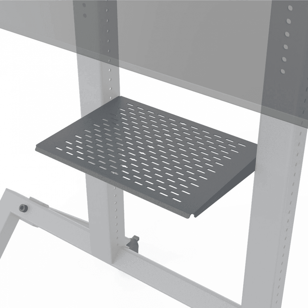 Heckler H709-BG Control Shelf for Heckler AV Cart (Black Grey) - Creation Networks