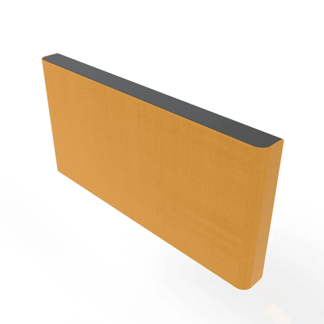 Heckler H735-BG-HY AV Credenza 4U - Black Grey Body with Honey Fabric - Creation Networks