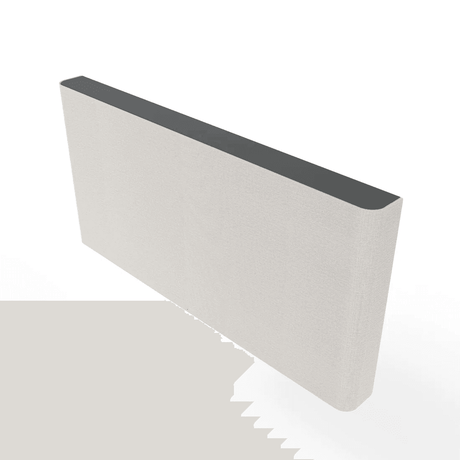 Heckler H735-BG-OW AV Credenza 4U - Black Grey Body with Off White Fabric - Creation Networks