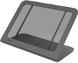 Heckler H750X-BG WindFall Stand for iPad 10th Generation (Black Grey) - Creation Networks