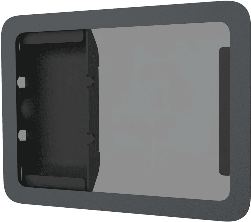 Heckler H753-BG Side Mount for iPad 10th Generation (Black Grey) - Creation Networks
